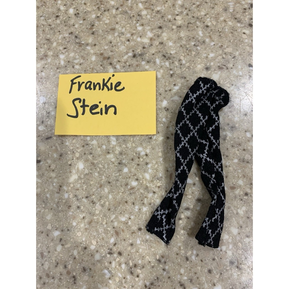 Monster High Frankie Stein Killer Style Black and Silver Pants Tights Only